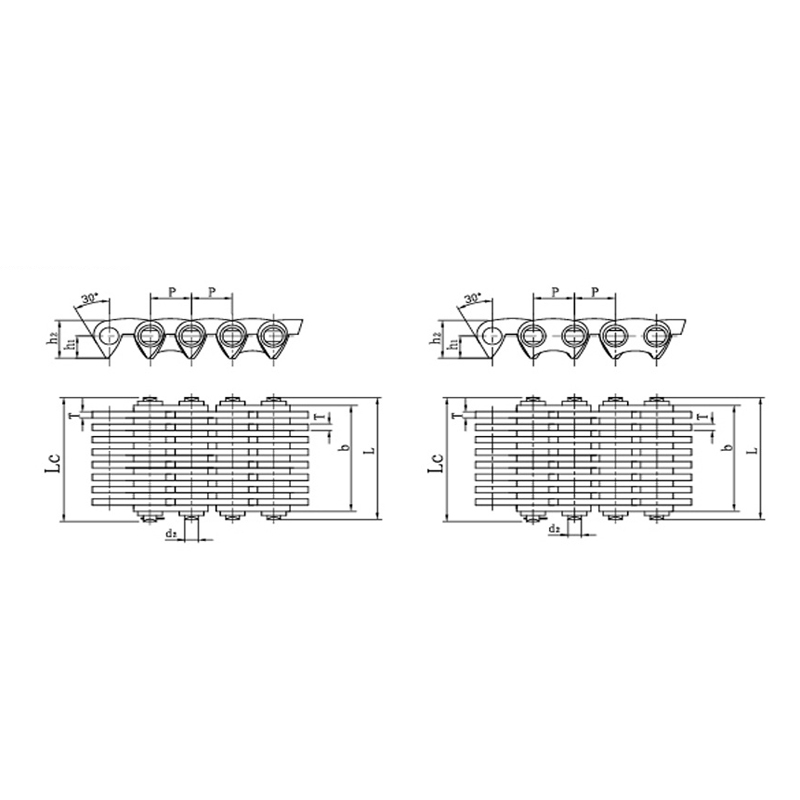 측면 접촉 자동 체인