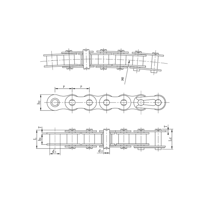 안정적인 성능 내구성이 뛰어난 사이드 보우 체인