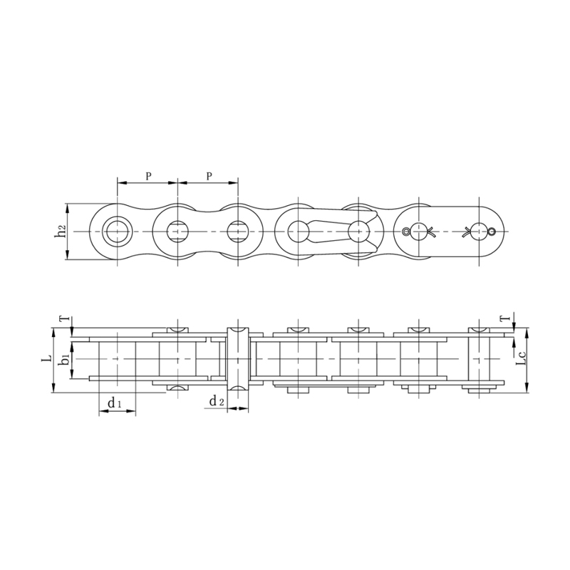 고강도 시리즈형 롤러 체인