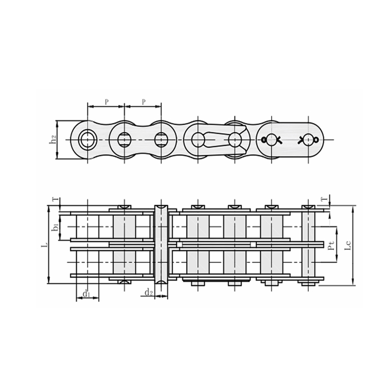 높은 인장 강도의 주차 체인