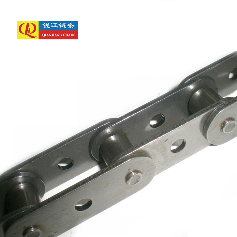 중앙 구멍이 있는 이중 피치 컨베이어 체인