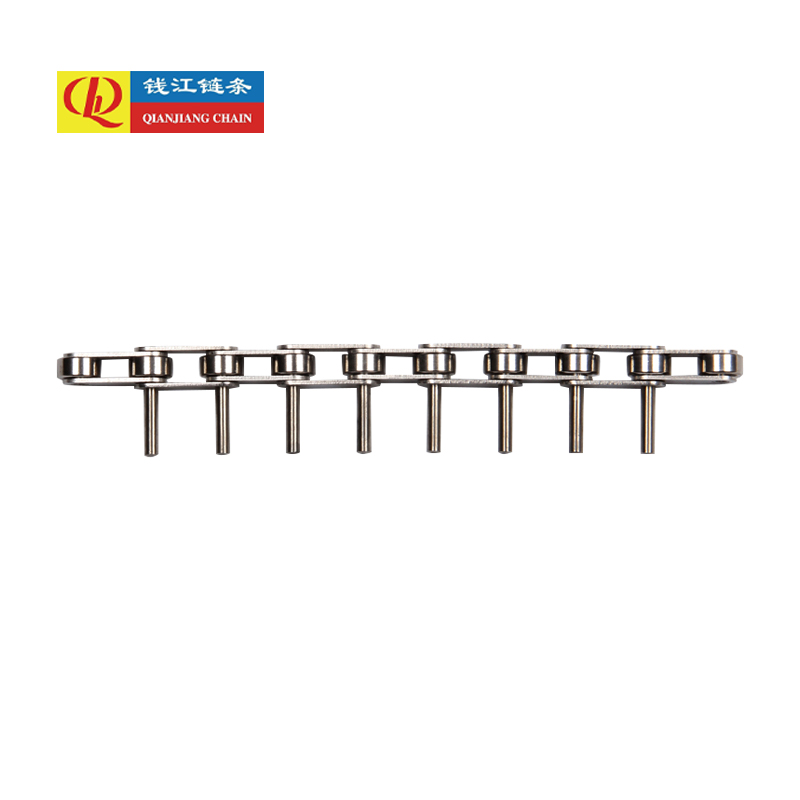 확장된 핀이 있는 스테인리스 스틸 이중 피치 컨베이어 체인 확장된 핀이 있는 스테인리스 스틸 이중 피치 컨베이어 체인