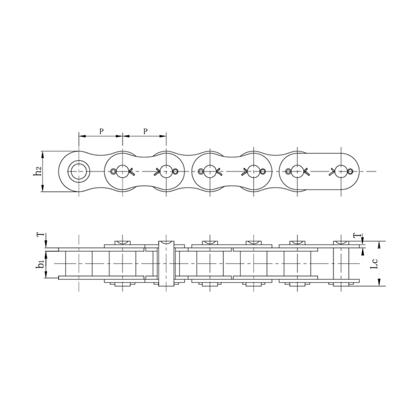 헤비 듀티 시리즈 분할형 롤러 체인
