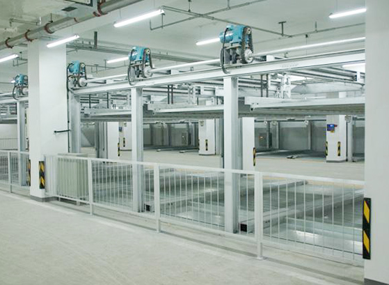 지능형 3차원 주차장 장비 체인